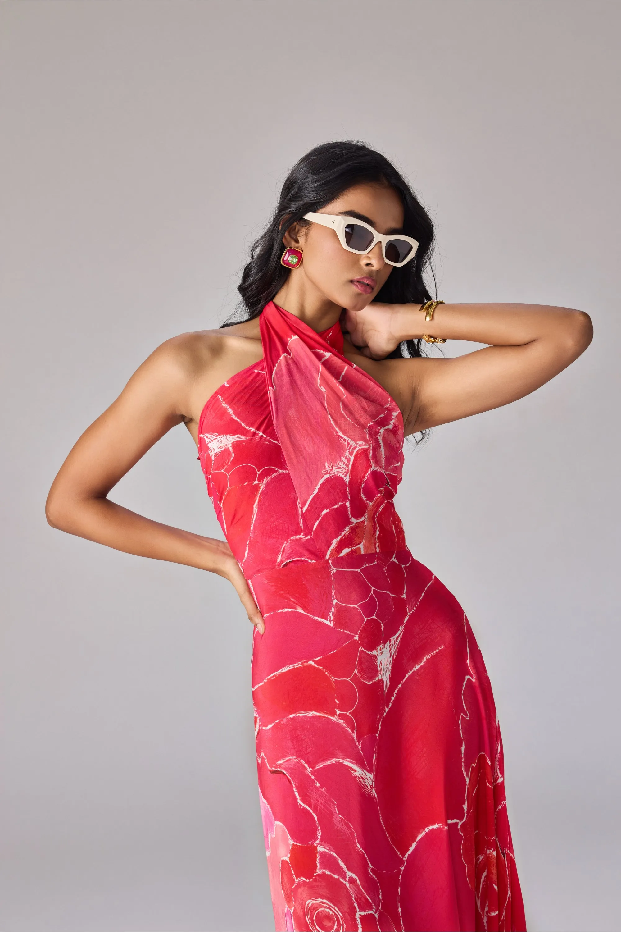 Shailee pink dress