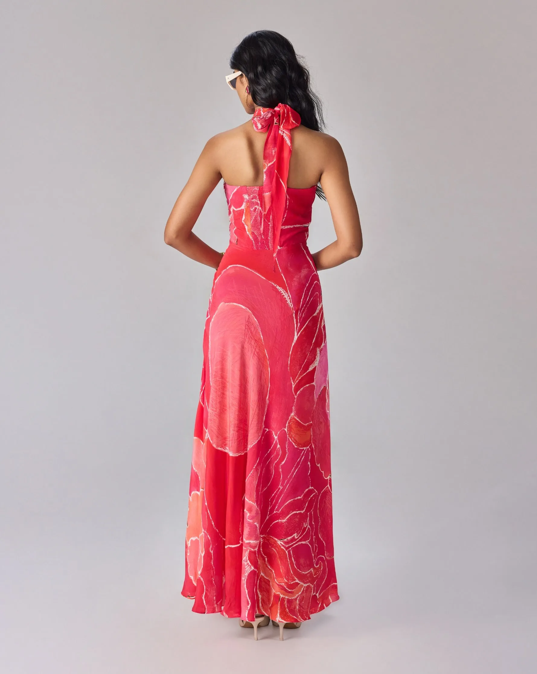 Shailee pink dress
