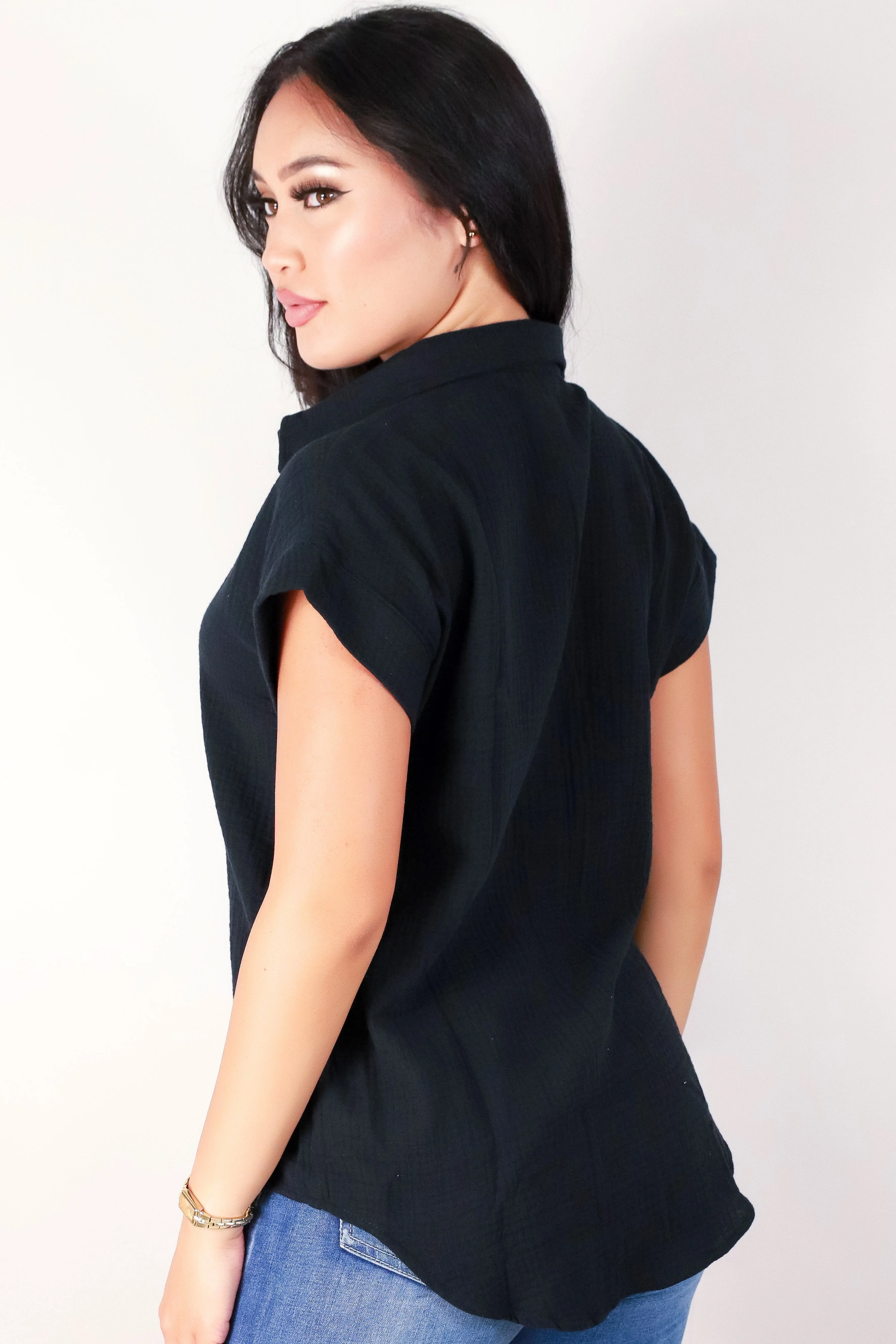 SHORT SLEEVE BLOUSE