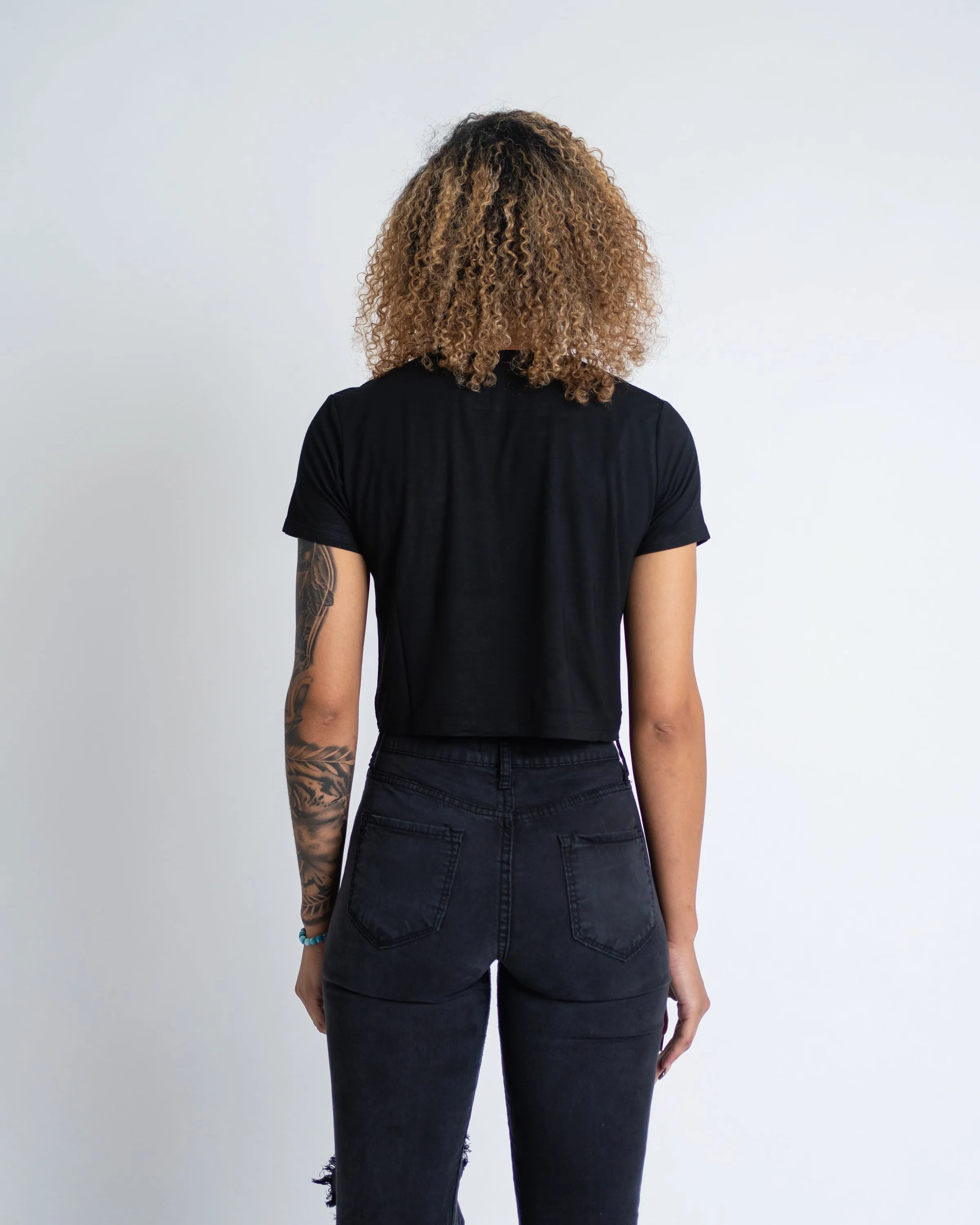 Signature Crop Top - Black Color Spectrum