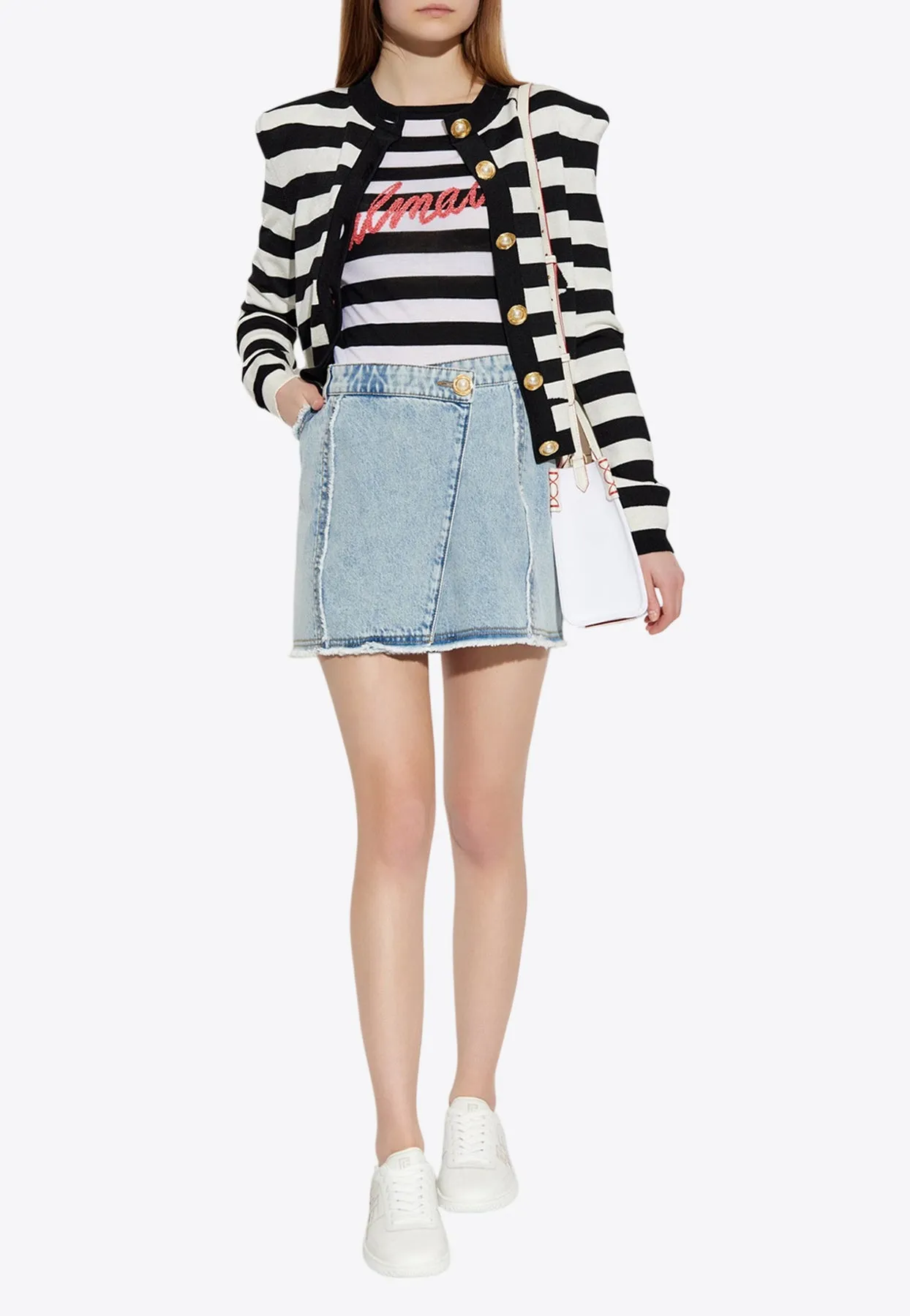 Signature Logo Striped Sweater