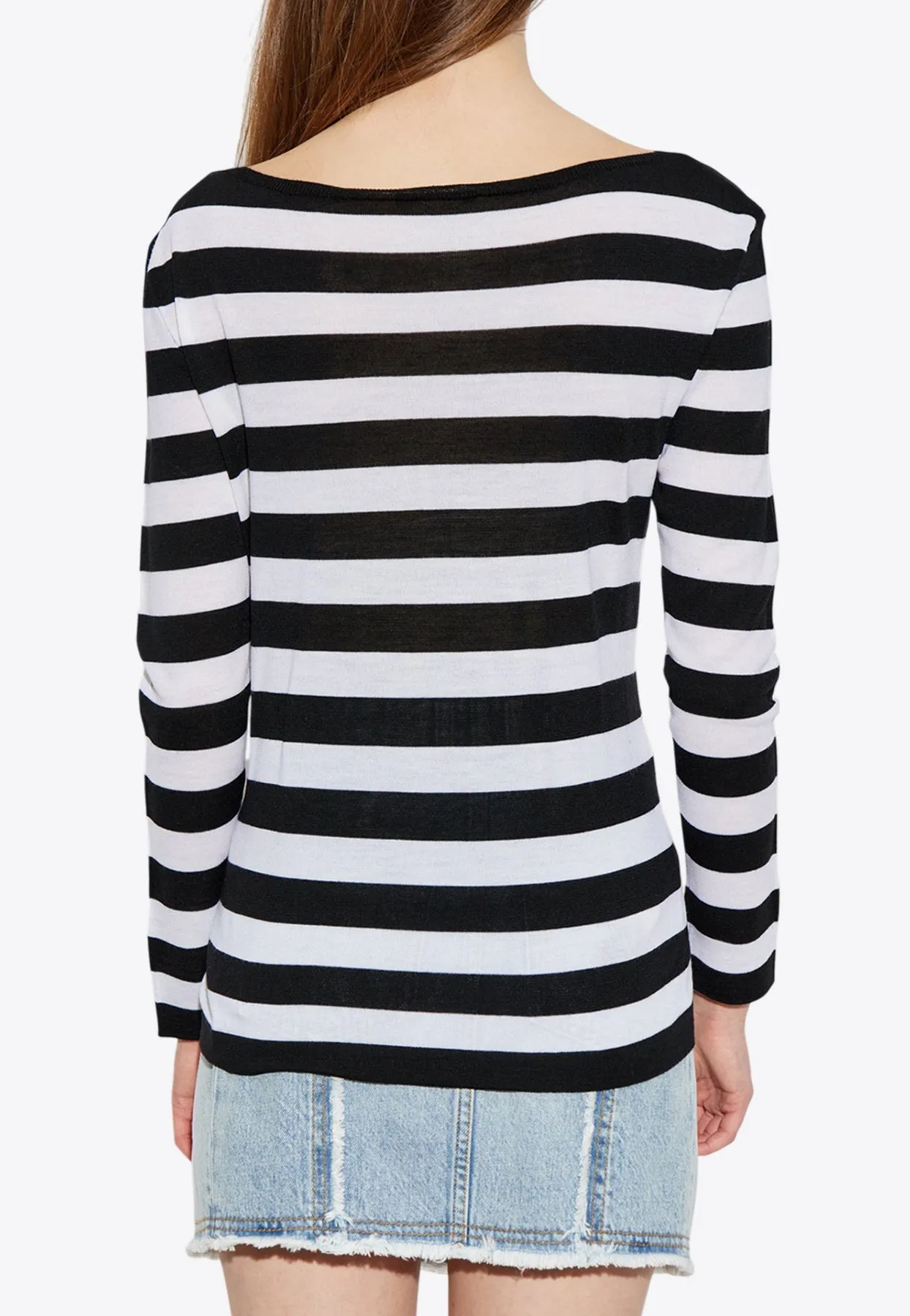 Signature Logo Striped Sweater