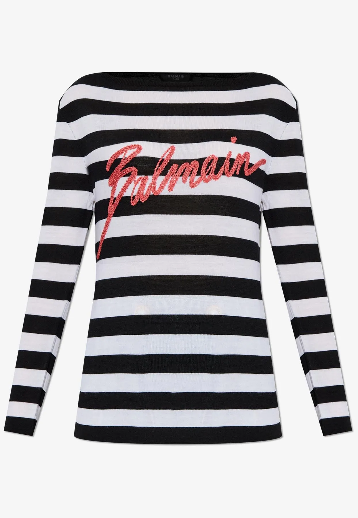 Signature Logo Striped Sweater