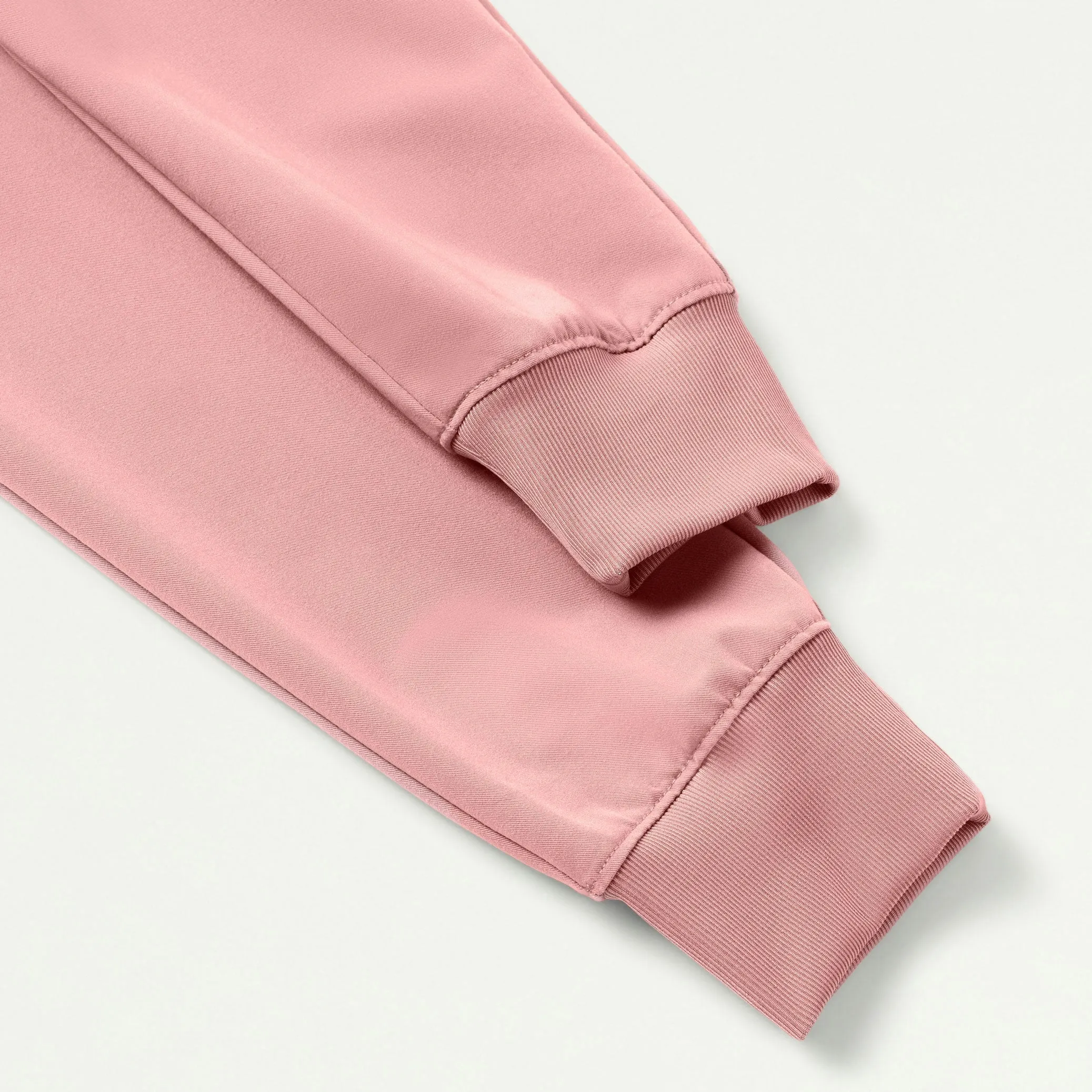 Silex Slim Knit-Waist Scrub Jogger - Mauve