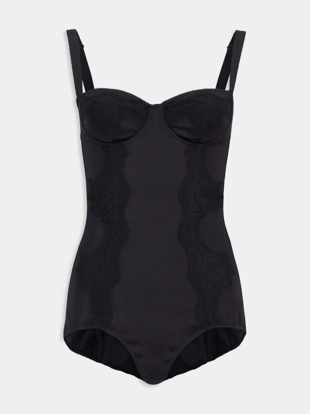 Silk Balconette-Bra Bodysuit