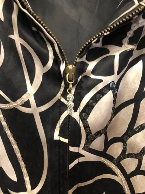 Silk jacket/ Blazer, size XL  #3065