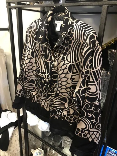 Silk jacket/ Blazer, size XL  #3065