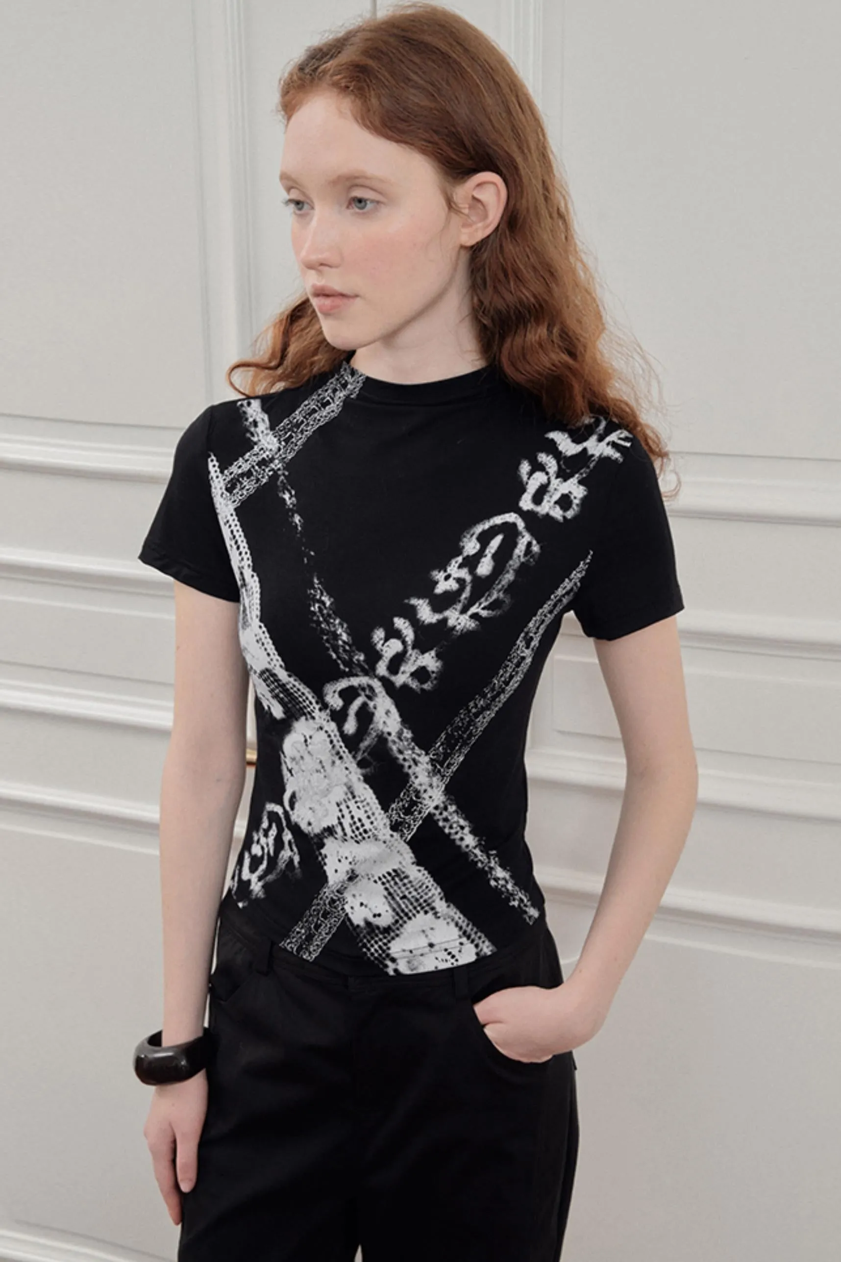 Silk Lace Tee