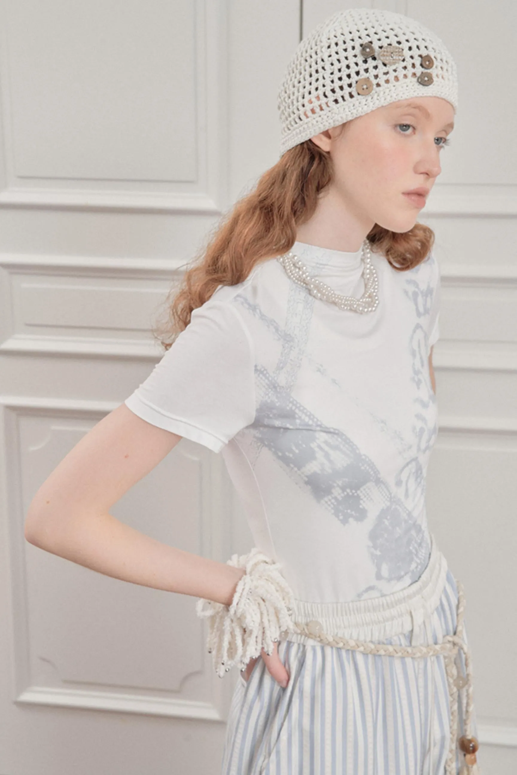 Silk Lace Tee