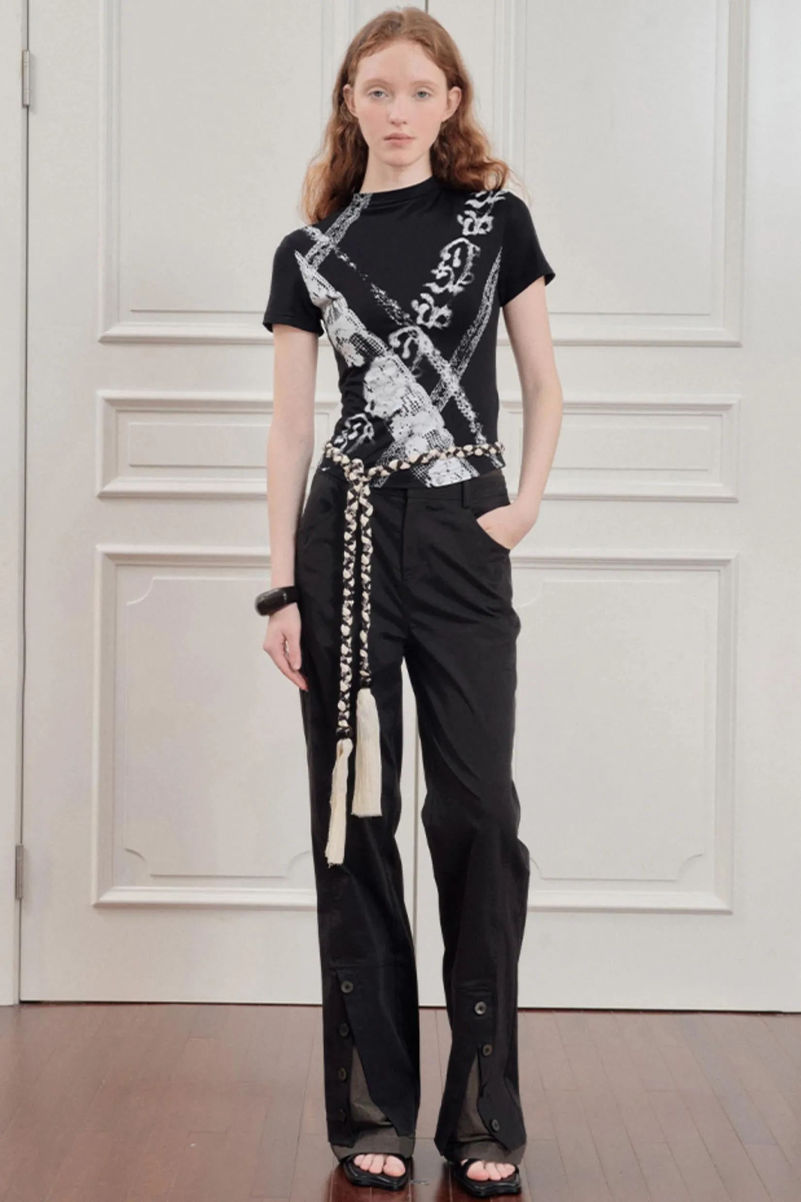 Silk Lace Tee