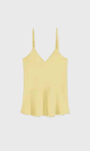 Silk Laundry | Bias Cut Cami - Vanilla Flower