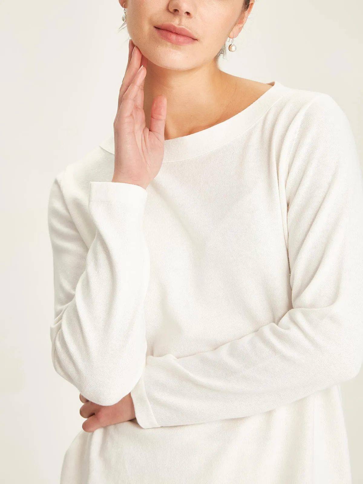 Sills Kelly Jumper - Laser White