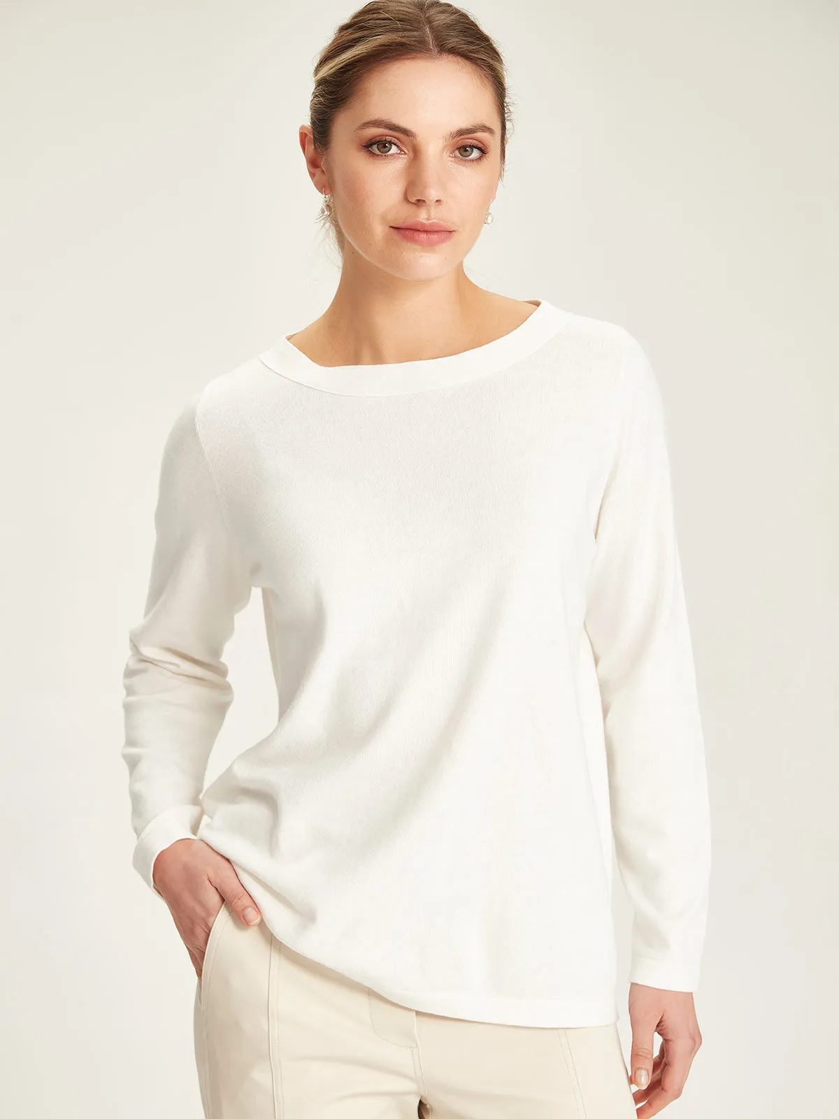 Sills Kelly Jumper - Laser White