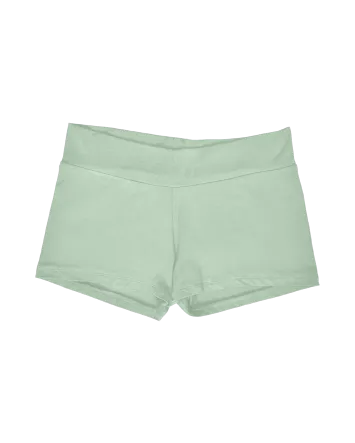 simple mini short / sage green