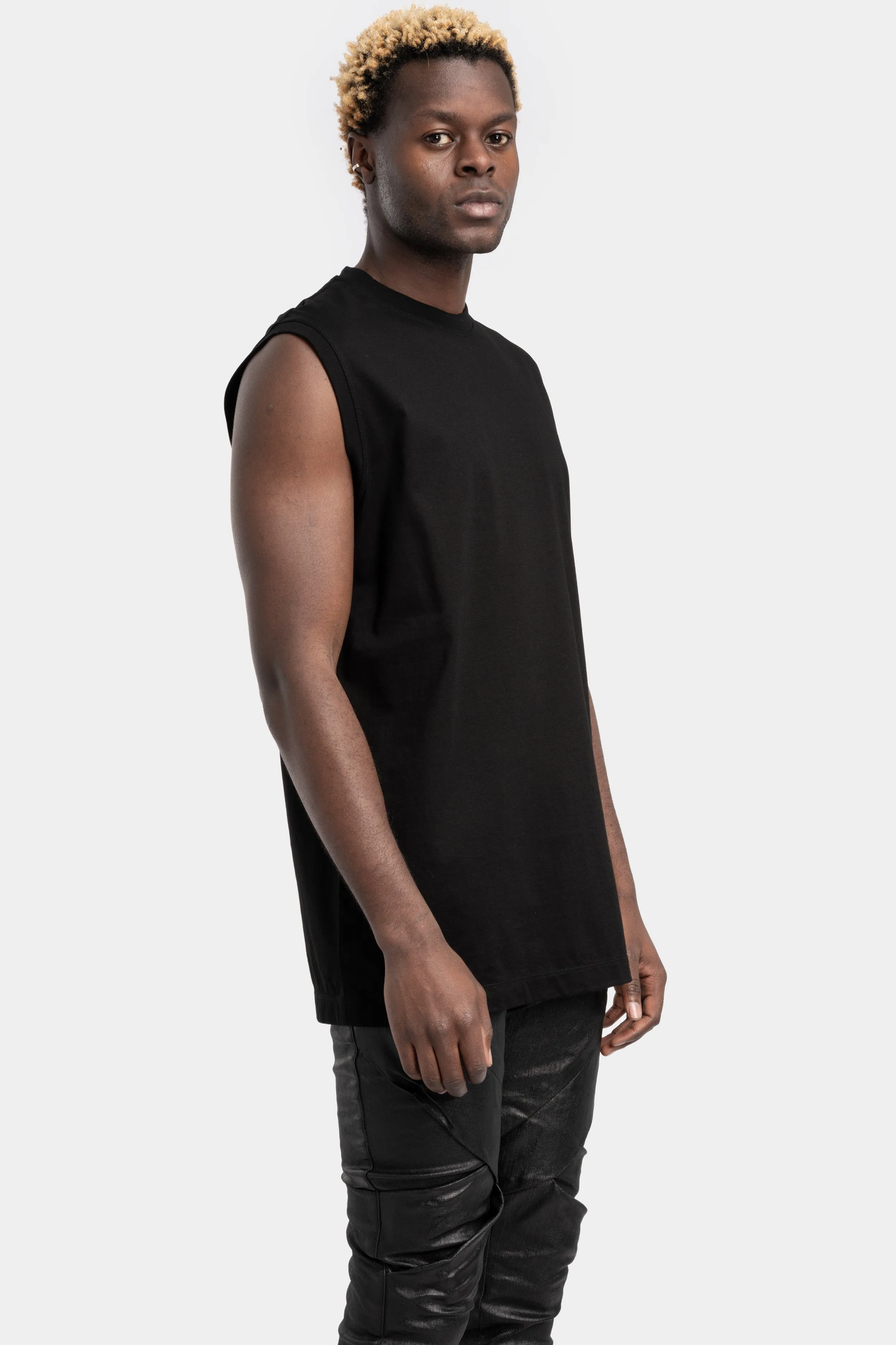 Sleeveless T-Shirt, Black