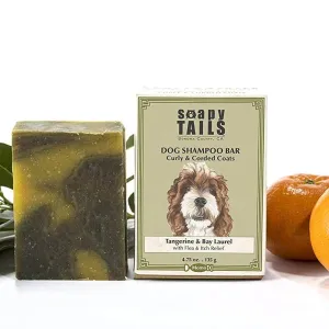 Soapy Tails Dog Shampoo Bar for Curly & Corded Coats - Tangerine & Bay Laurel
