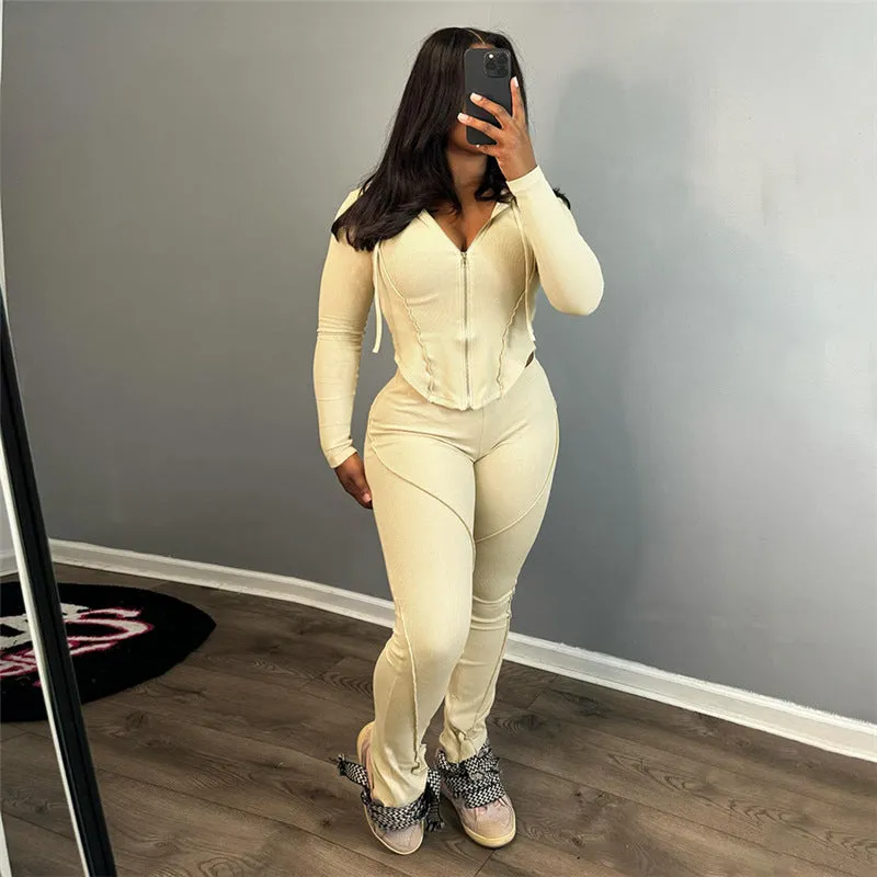 Solid color tracksuit-D591 | Inspanda