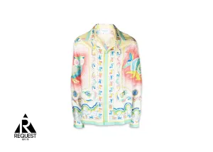 Souvenir Silk L/S Shirt "Multi"