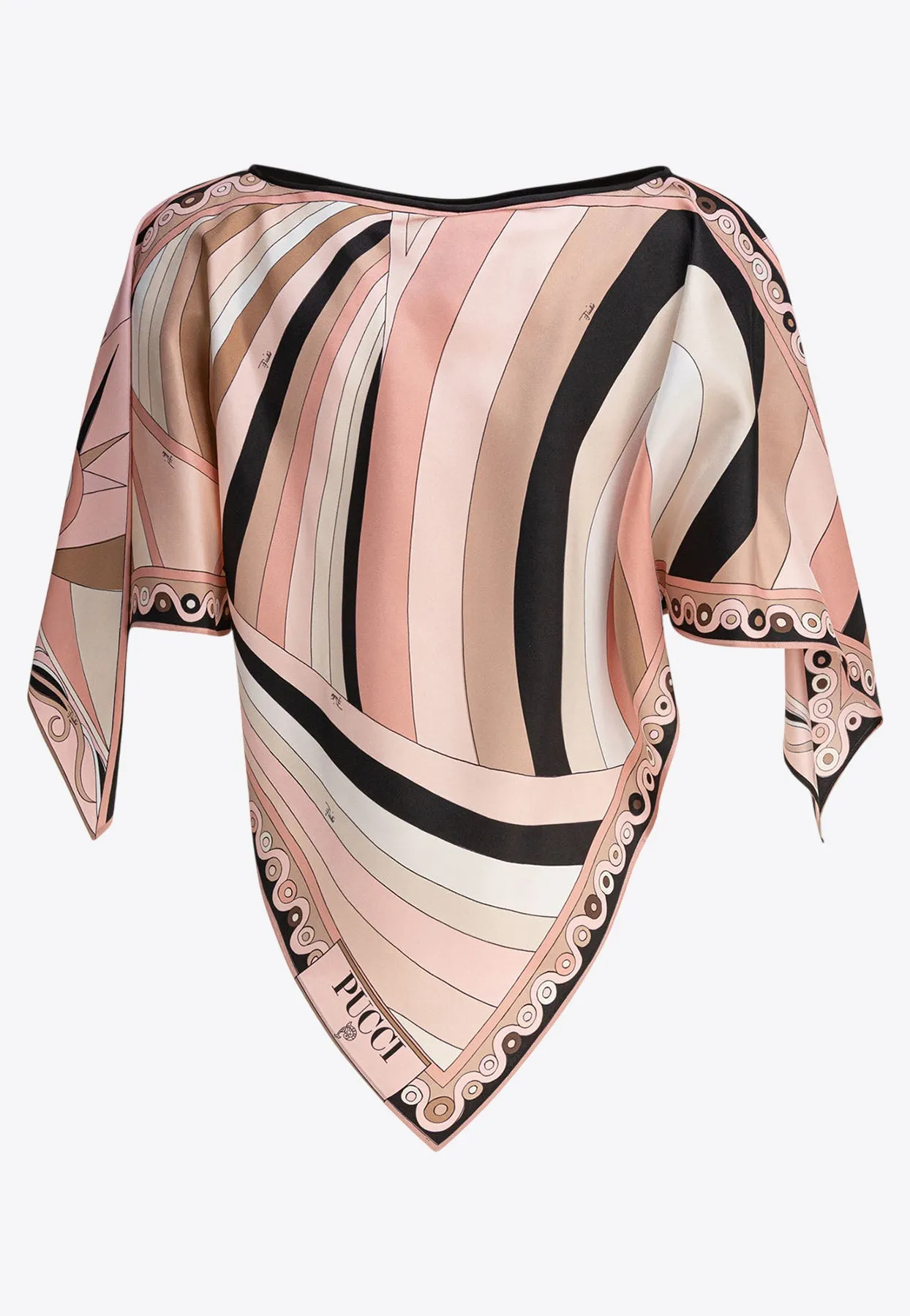 Stella Print Cape Top