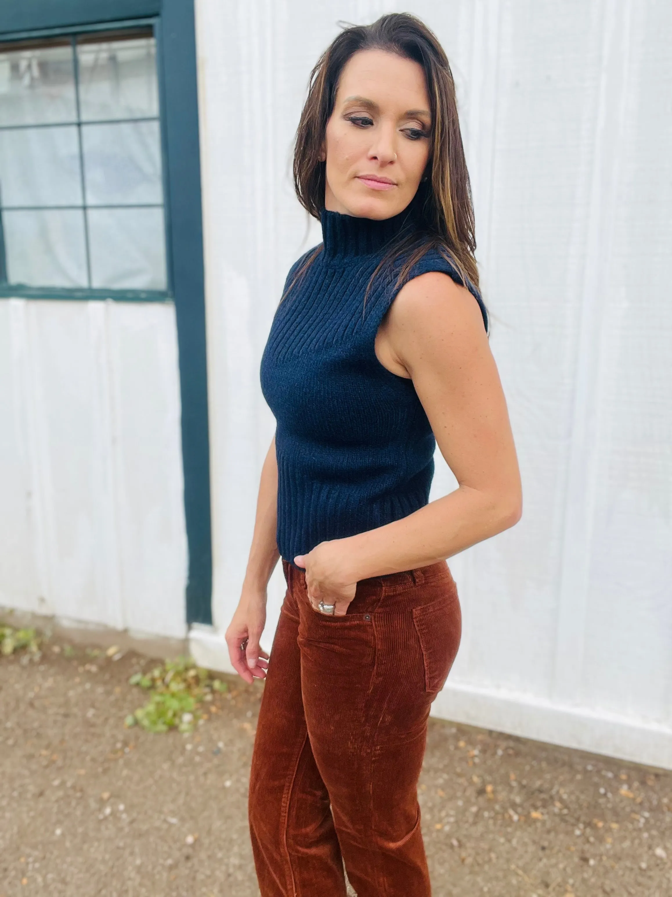 Steve Madden Sleeveless Serin Sweater