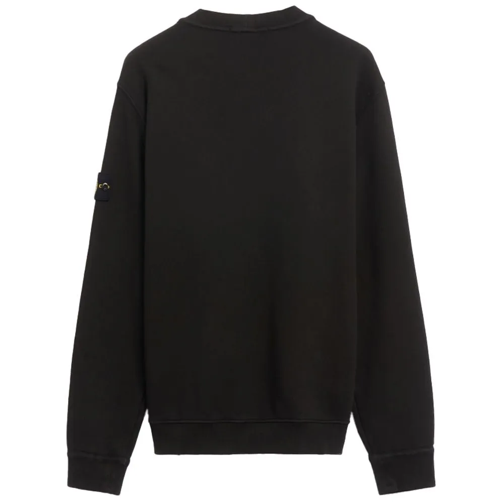 Stone Island Black Cotton Sweater