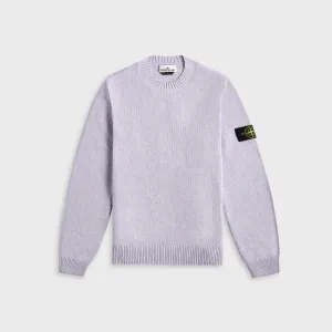 Stone Island Raw Hand Cotton Crewneck - Lilac