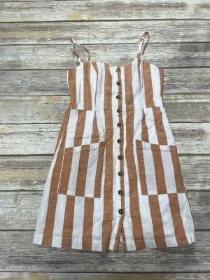 Striped Pattern Dress Casual Short Forever 21, Size M