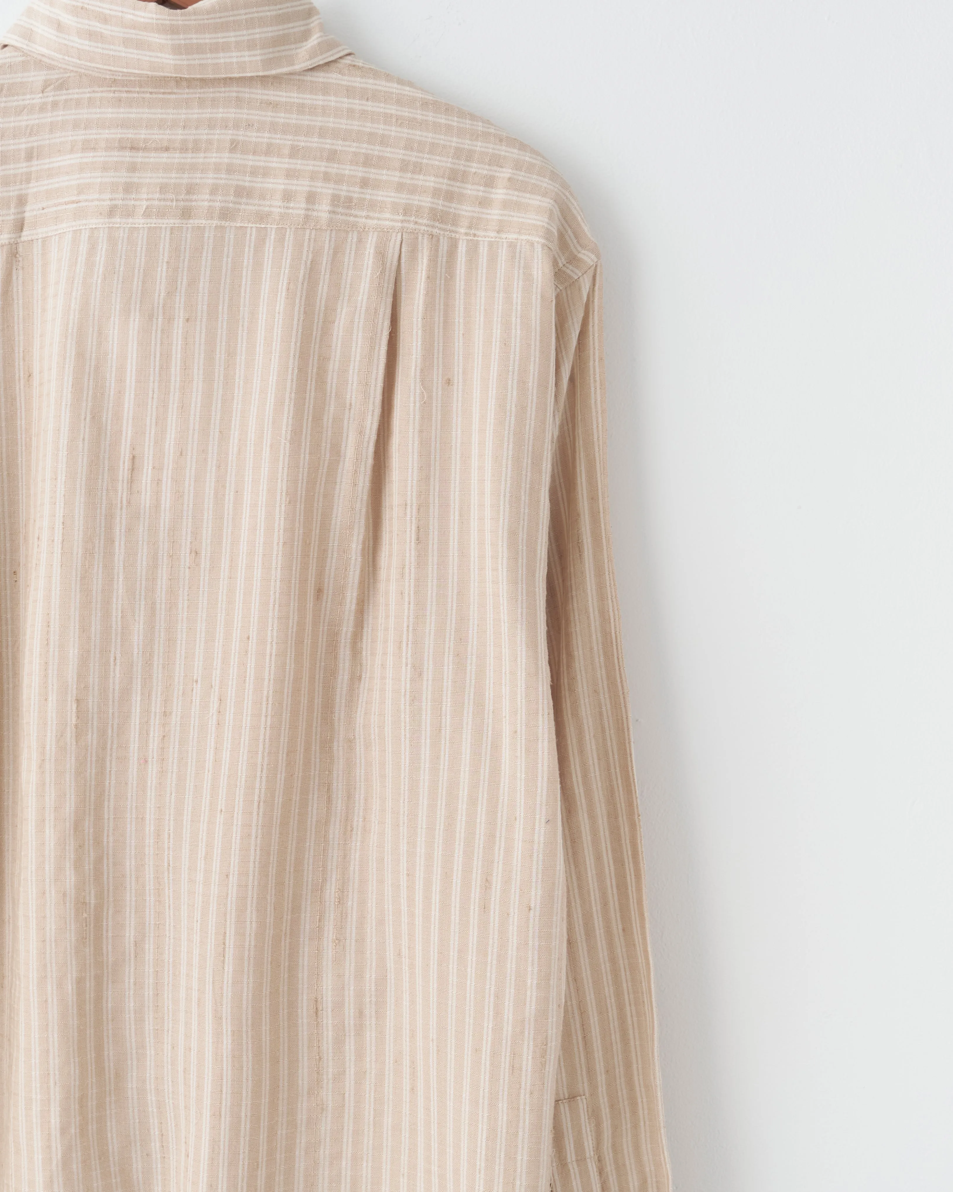 Striped Shirt, Ecru