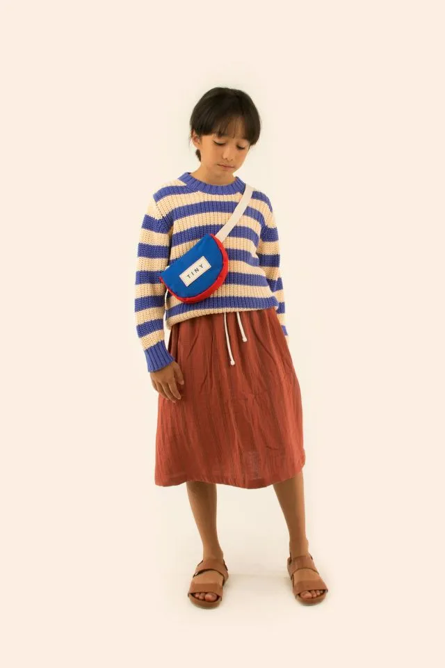 Stripes Sweater - Iris Blue