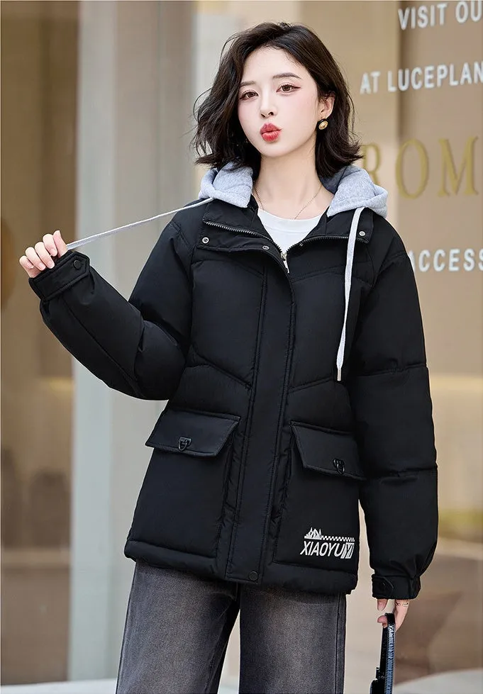 Stylish Thickened and Water-Resistant Puffer Jacket for Women