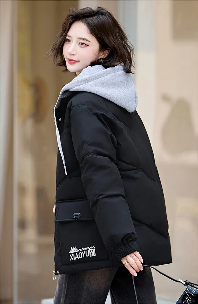 Stylish Thickened and Water-Resistant Puffer Jacket for Women