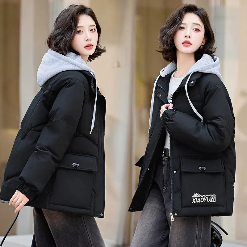 Stylish Thickened and Water-Resistant Puffer Jacket for Women