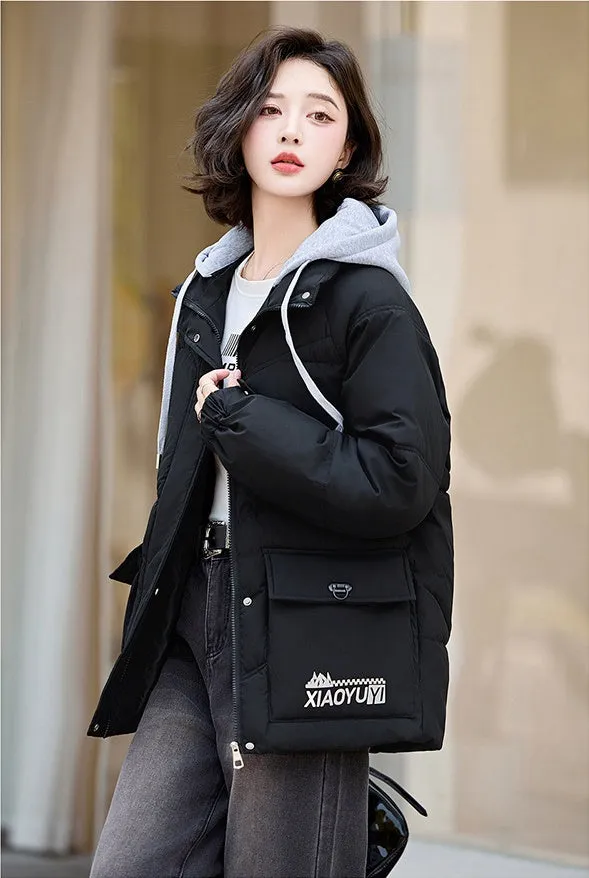 Stylish Thickened and Water-Resistant Puffer Jacket for Women