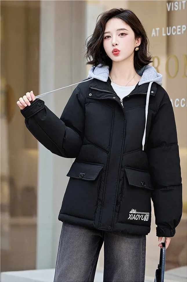 Stylish Thickened and Water-Resistant Puffer Jacket for Women