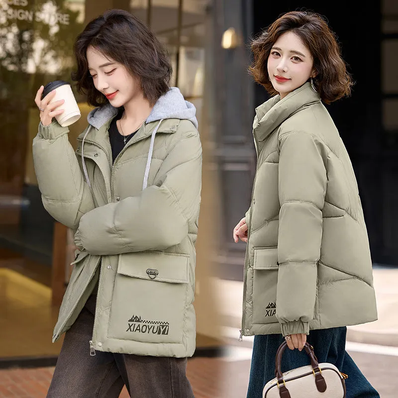 Stylish Thickened and Water-Resistant Puffer Jacket for Women