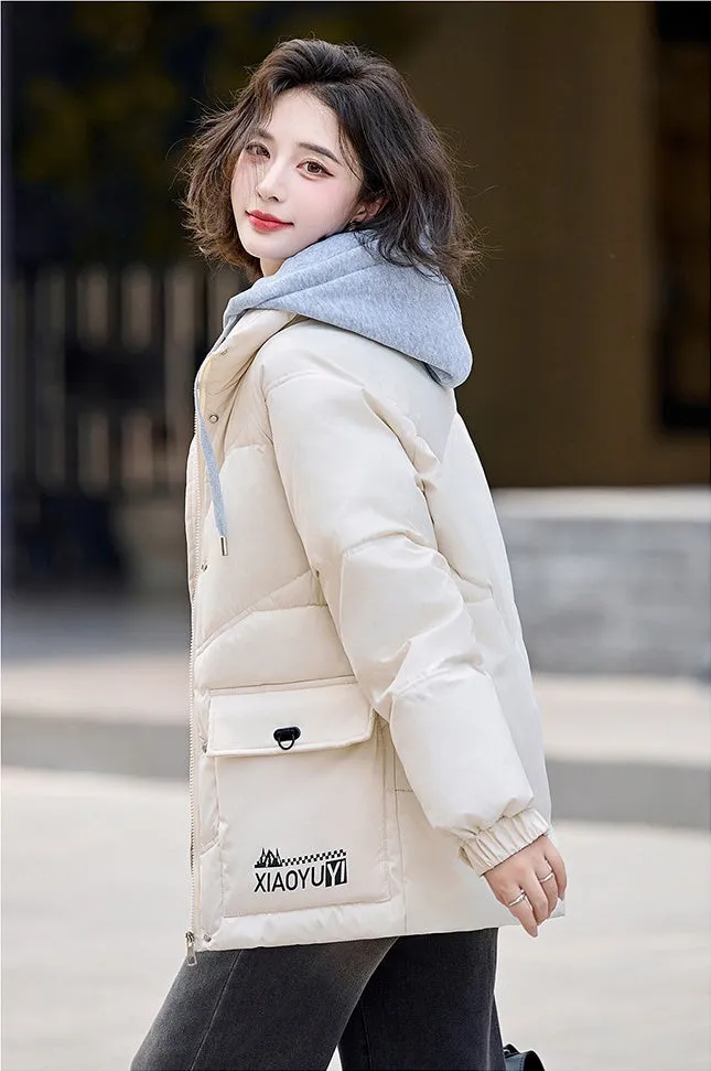 Stylish Thickened and Water-Resistant Puffer Jacket for Women