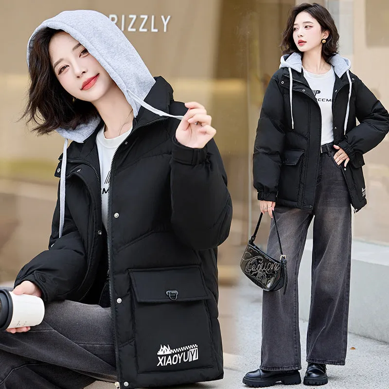 Stylish Thickened and Water-Resistant Puffer Jacket for Women