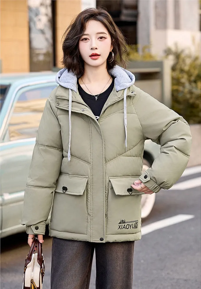Stylish Thickened and Water-Resistant Puffer Jacket for Women