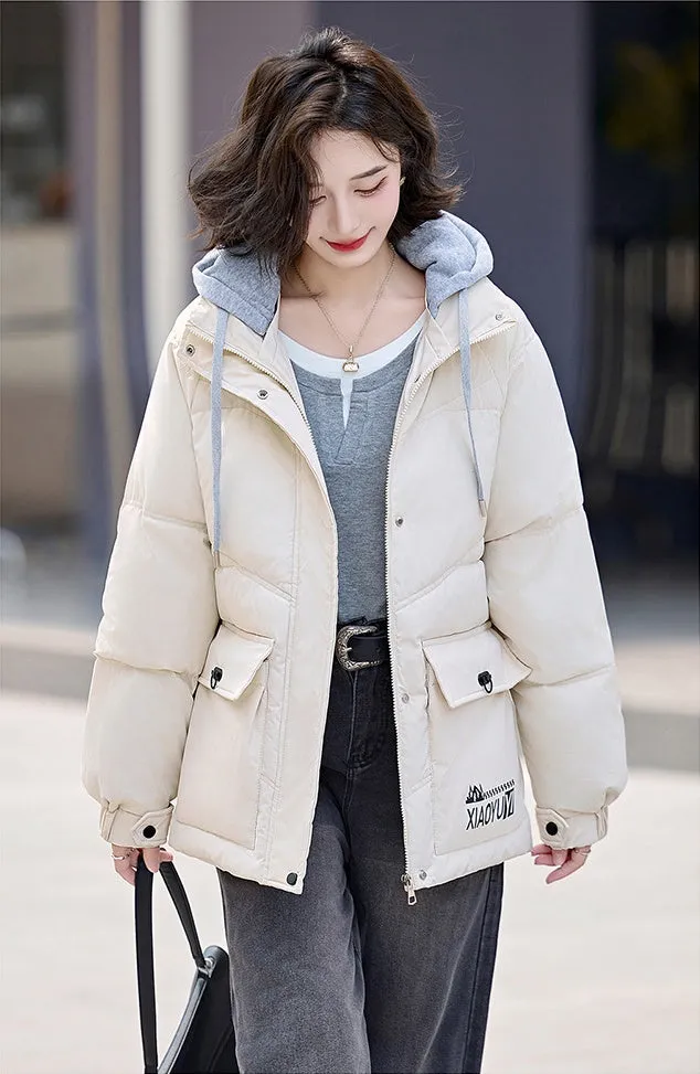 Stylish Thickened and Water-Resistant Puffer Jacket for Women