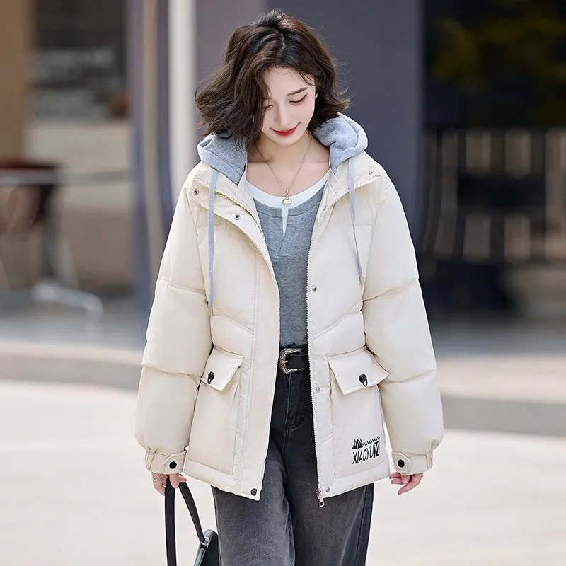 Stylish Thickened and Water-Resistant Puffer Jacket for Women