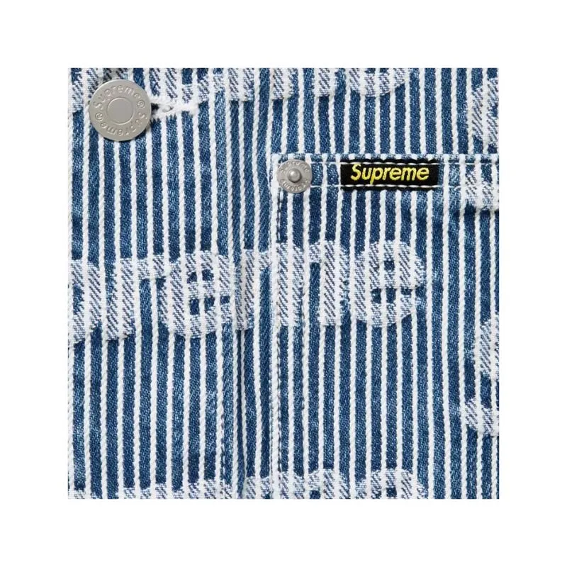 Supreme Denim Chore Truck Jacket Stripe (SS24)