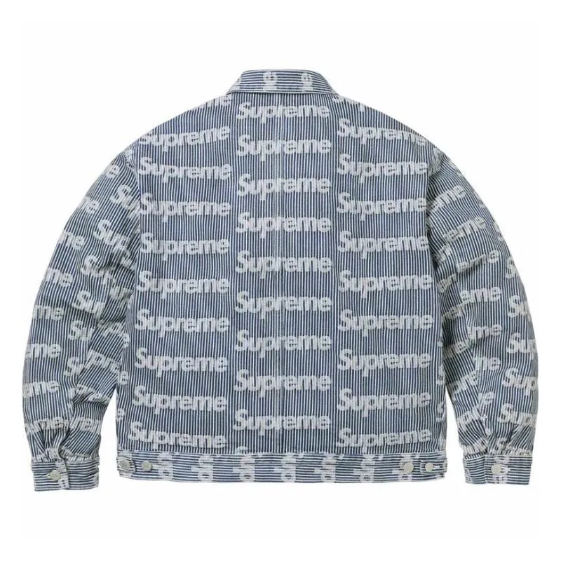 Supreme Denim Chore Truck Jacket Stripe (SS24)