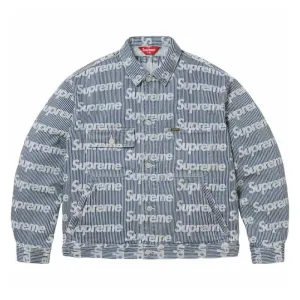 Supreme Denim Chore Truck Jacket Stripe (SS24)