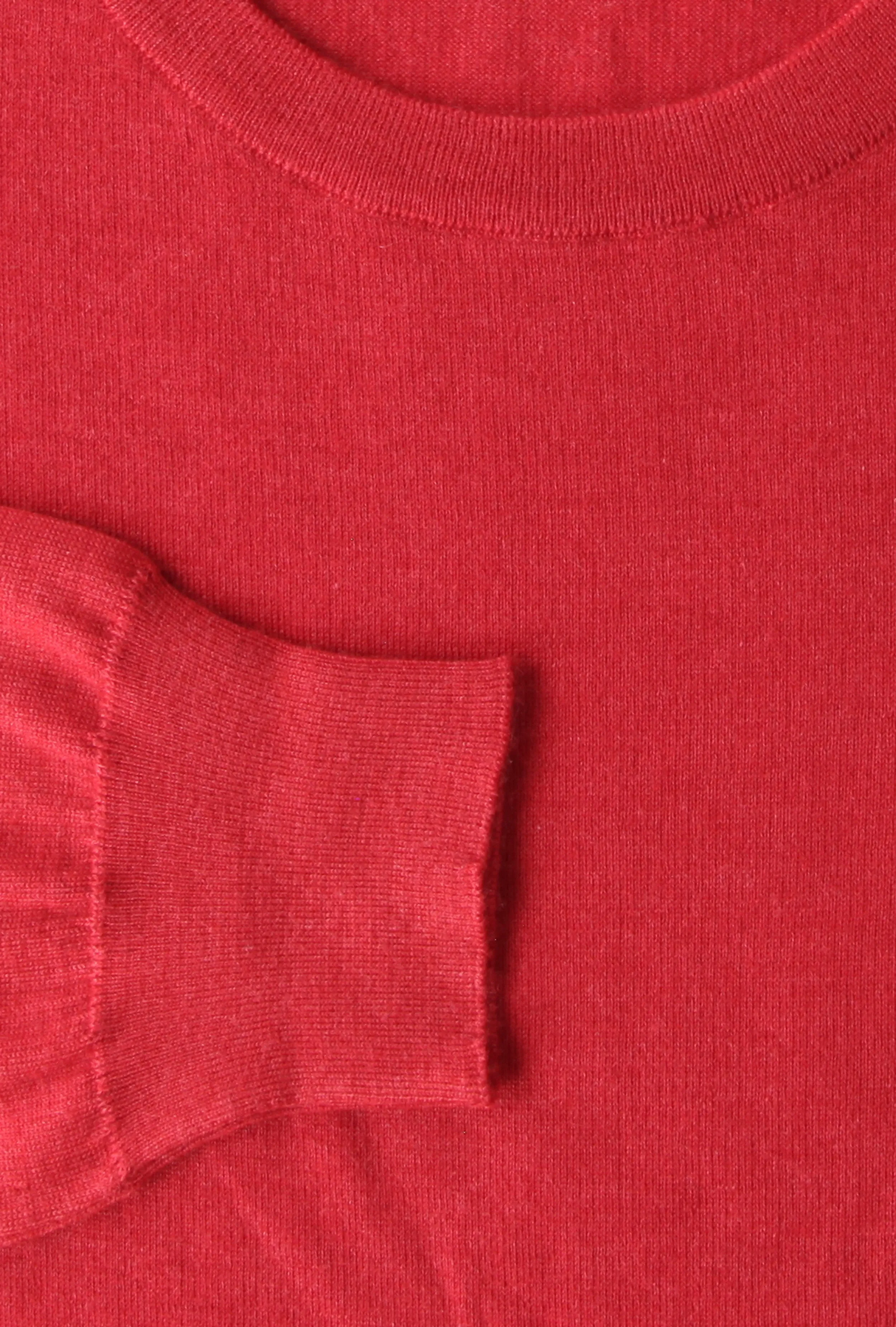 Svevo Parma Red Crewneck Sweater