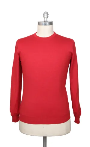 Svevo Parma Red Crewneck Sweater