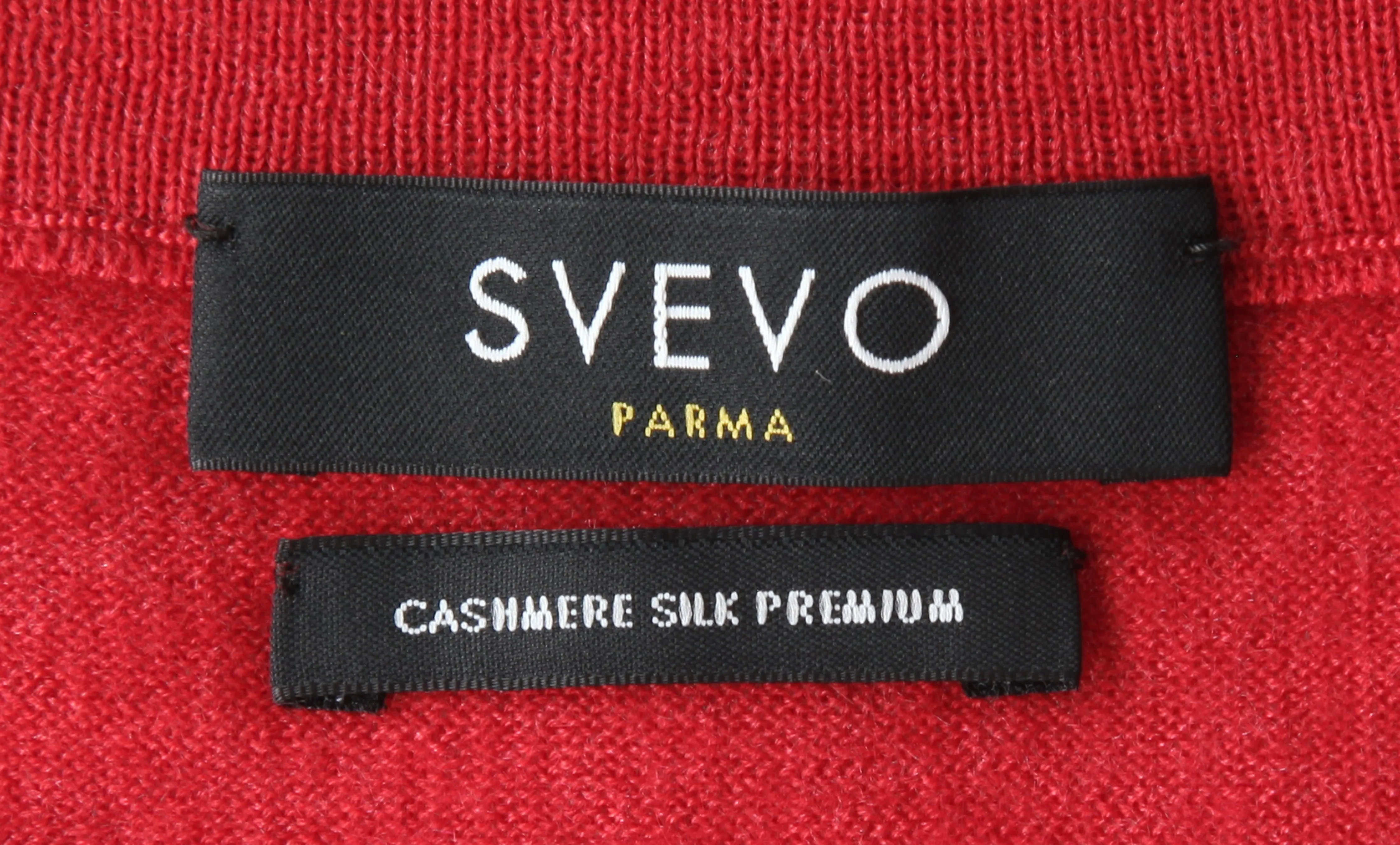 Svevo Parma Red Crewneck Sweater