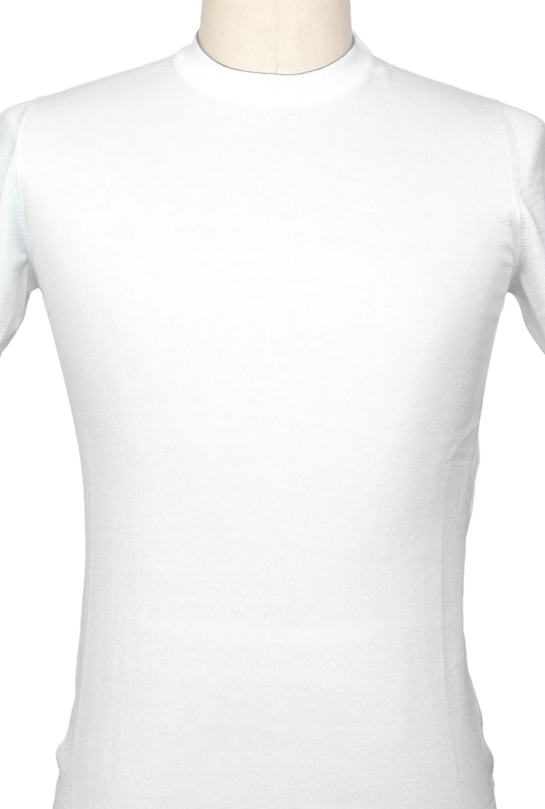 Svevo Parma White Crewneck Sweater