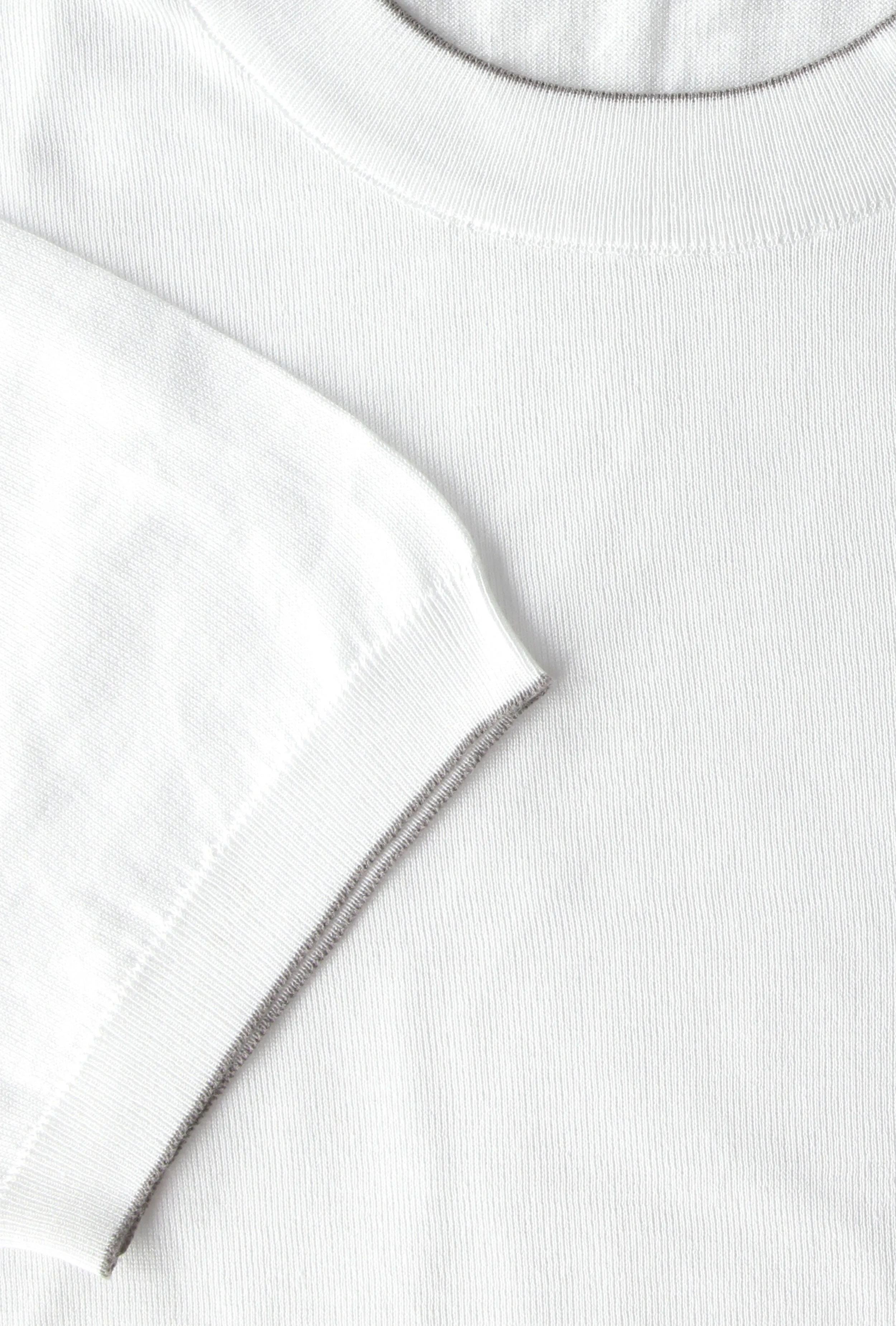 Svevo Parma White Crewneck Sweater