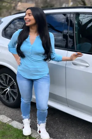 TANIA KNIT TOP (BLUE)