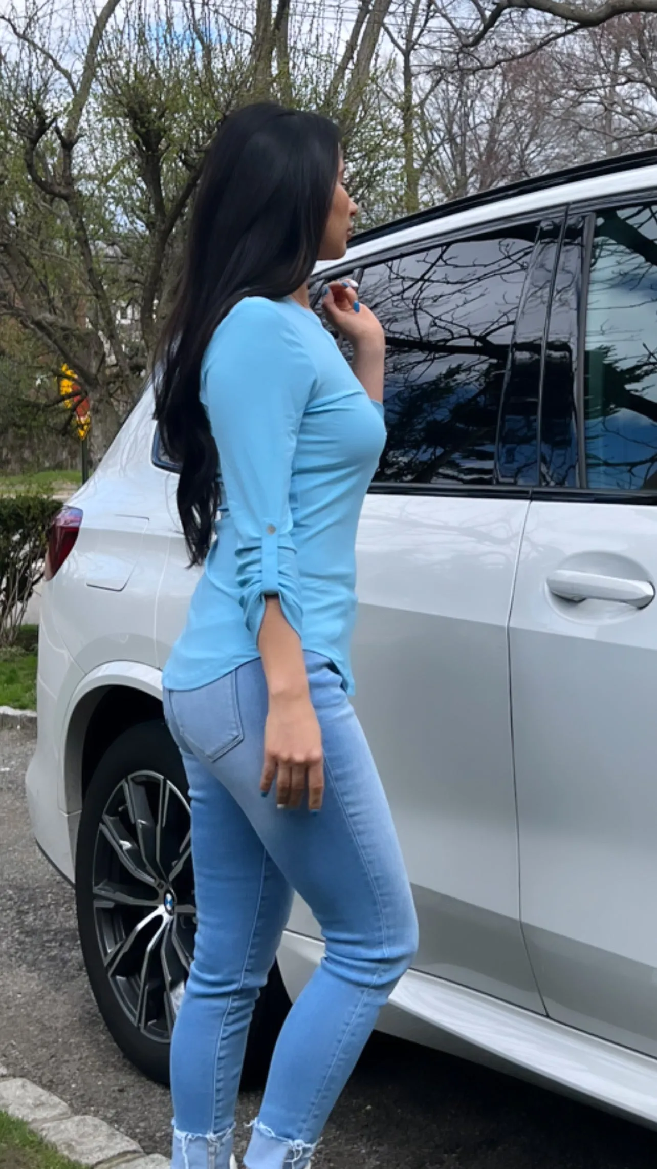 TANIA KNIT TOP (BLUE)